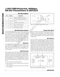 MAX3190EUT-T Datasheet Page 4