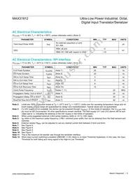 MAX31912AUI+T Datasheet Page 5