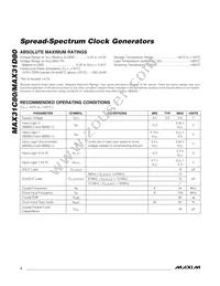 MAX31D80T-UGQ+ Datasheet Page 2