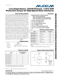 MAX3202EEWS+G45 Datasheet Cover