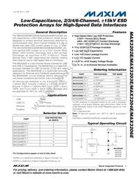 MAX3204EEBT+CF4 Datasheet Cover