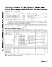 MAX3204EEBT+CF4 Datasheet Page 2