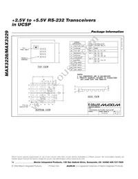 MAX3228EBV+T Datasheet Page 14