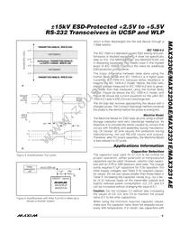 MAX3231AEEWV+T Datasheet Page 9