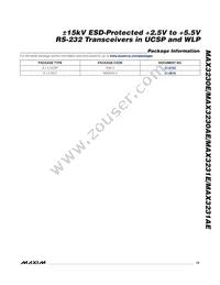MAX3231AEEWV+T Datasheet Page 15