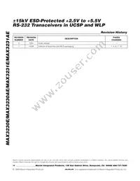 MAX3231AEEWV+T Datasheet Page 16