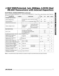 MAX3235EEWP+TG36 Datasheet Page 3