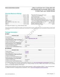 MAX32626IWY+ Datasheet Page 5