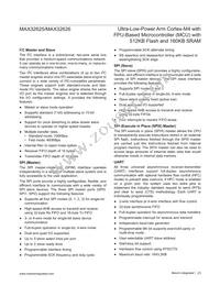 MAX32626IWY+ Datasheet Page 23