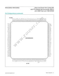 MAX32652GWE+ Datasheet Page 21