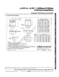 MAX3265EUE+T Datasheet Page 17