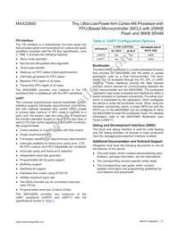 MAX32660GTP+T Datasheet Page 21