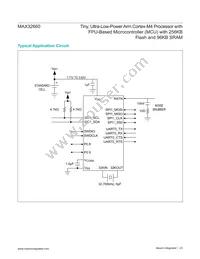 MAX32660GTP+T Datasheet Page 23