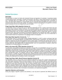 MAX32664GWEA+ Datasheet Page 20