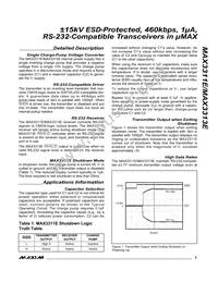 MAX3313EEUB Datasheet Page 5