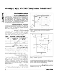 MAX3314CSA+ Datasheet Page 4