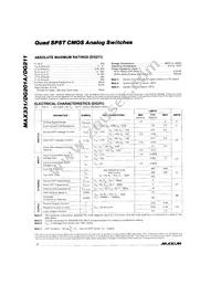 MAX332CPE+ Datasheet Page 2