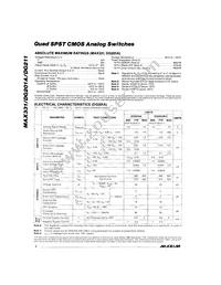 MAX332CPE+ Datasheet Page 4