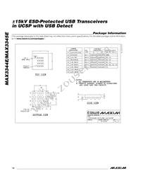 MAX3345EEBE+T Datasheet Page 14