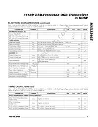 MAX3346EEBE+T Datasheet Page 3