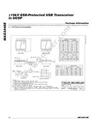 MAX3346EEBE+T Datasheet Page 16