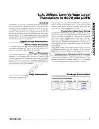 MAX3370ELT+ Datasheet Page 9