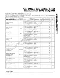 MAX3371EXT-T Datasheet Page 3