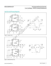 MAX337CWI+T Datasheet Page 7