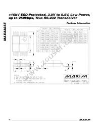 MAX3385ECWN Datasheet Page 10