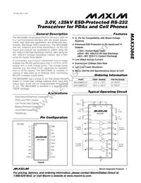 MAX3386EEUP Datasheet Cover