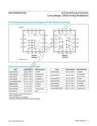 MAX338ETE-T Datasheet Page 11