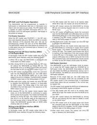 MAX3420EECJ+T Datasheet Page 16