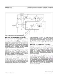 MAX3420EECJ+T Datasheet Page 19