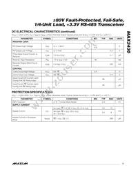 MAX3430MSA/PR3+ Datasheet Page 3