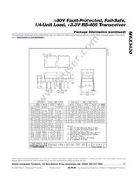MAX3430MSA/PR3+ Datasheet Page 13