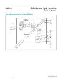 MAX34407EWE+ Datasheet Page 2