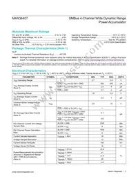 MAX34407EWE+ Datasheet Page 3