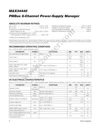 MAX34440ETL+ Datasheet Page 6