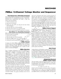 MAX34460ETM+T Datasheet Page 23