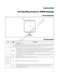 MAX34565ETB+ Datasheet Page 5