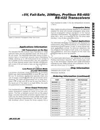 MAX3463ESA+TG002 Datasheet Page 11