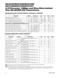 MAX3491ESD+TG069 Datasheet Page 4