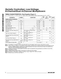 MAX349CWN+T Datasheet Page 4