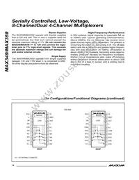 MAX349CWN+T Datasheet Page 18