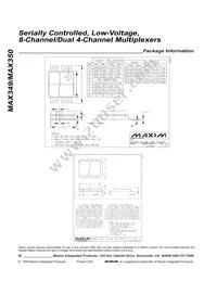 MAX349CWN+T Datasheet Page 20