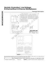MAX350C/D Datasheet Page 20