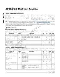 MAX3518ETP+TG2Z Datasheet Page 2