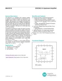 MAX3519ETP+T Datasheet Cover