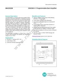 MAX3522BCTN+ Datasheet Cover