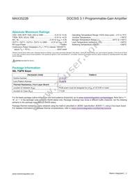 MAX3522BCTN+ Datasheet Page 2